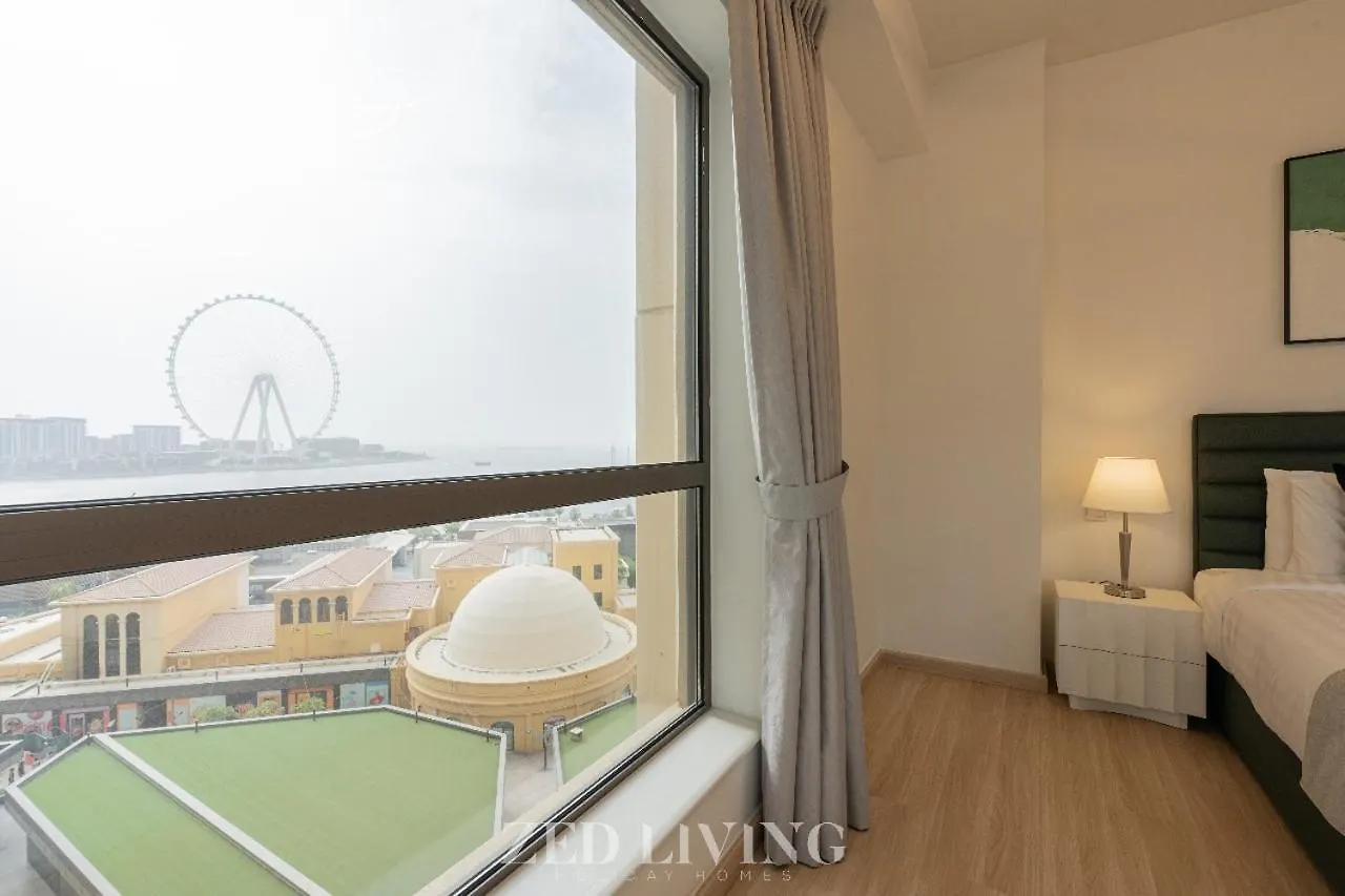 Rimal 3 - Seaview Delight Spacious 1 Apartment In Jbr - Zed Living Dubai Förenade Arabemiraten