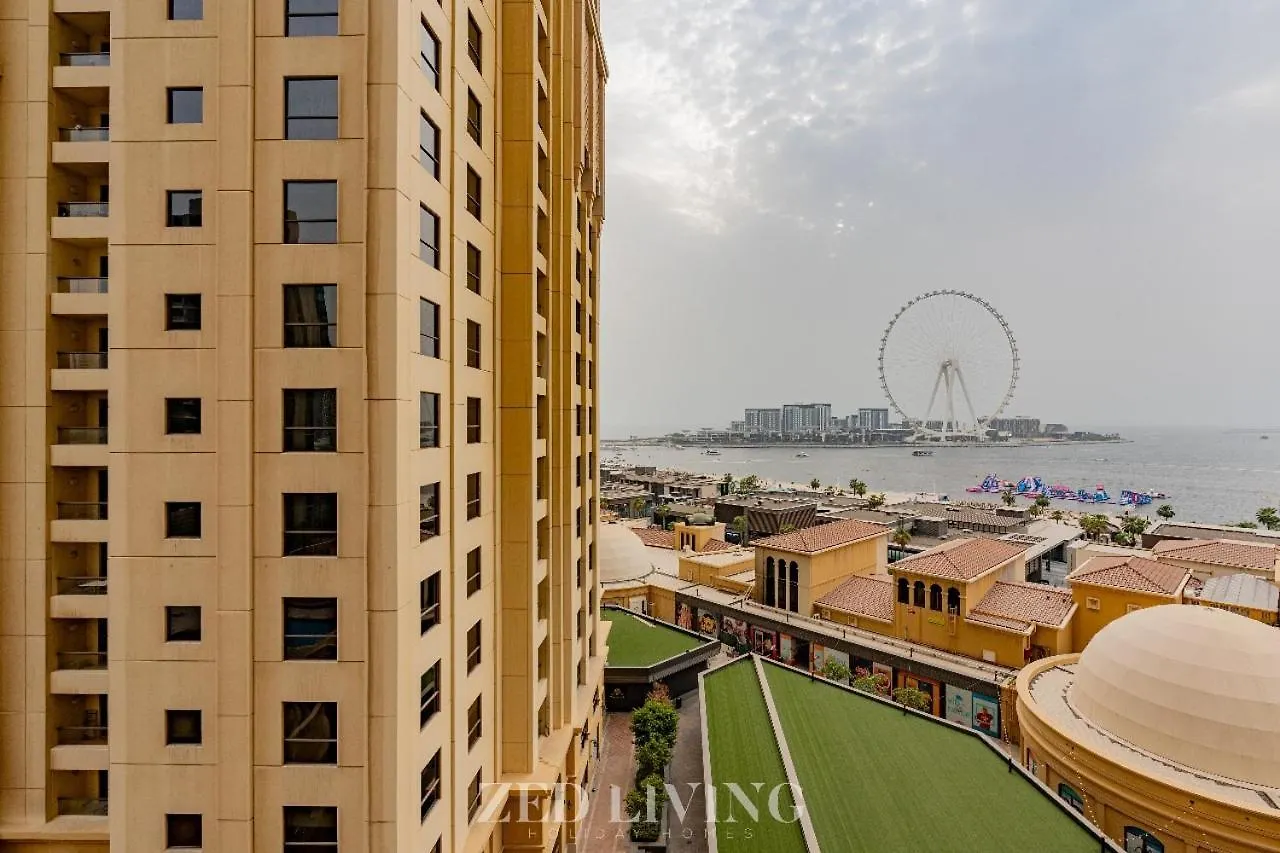 Rimal 3 - Seaview Delight Spacious 1 Apartment In Jbr - Zed Living Dubai Förenade Arabemiraten